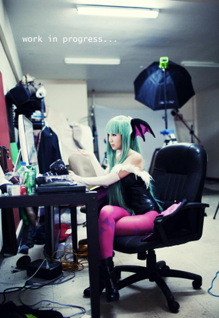 Illustration for article titled Go On, Let Morrigan Drive You Batty